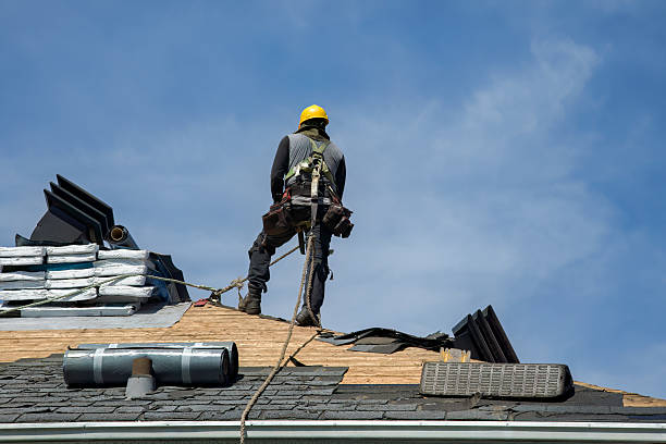 Professional Roof Replacement technician working in Cropwell, AL